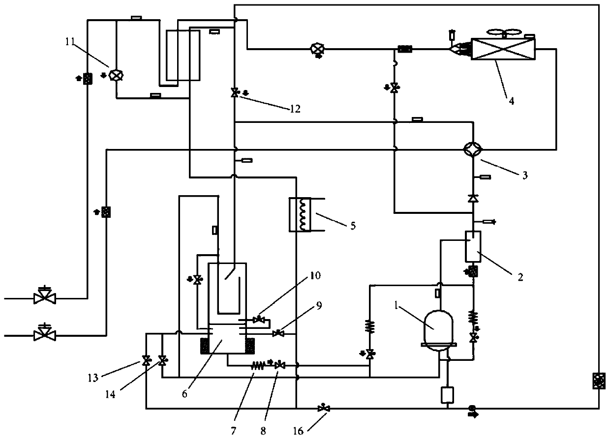 Low-temperature continuous heating oil return system, oil return control method and air conditioning equipment