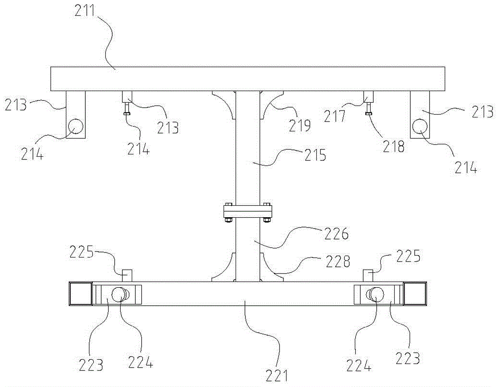 Installation tool for suspension seat of dump truck frame