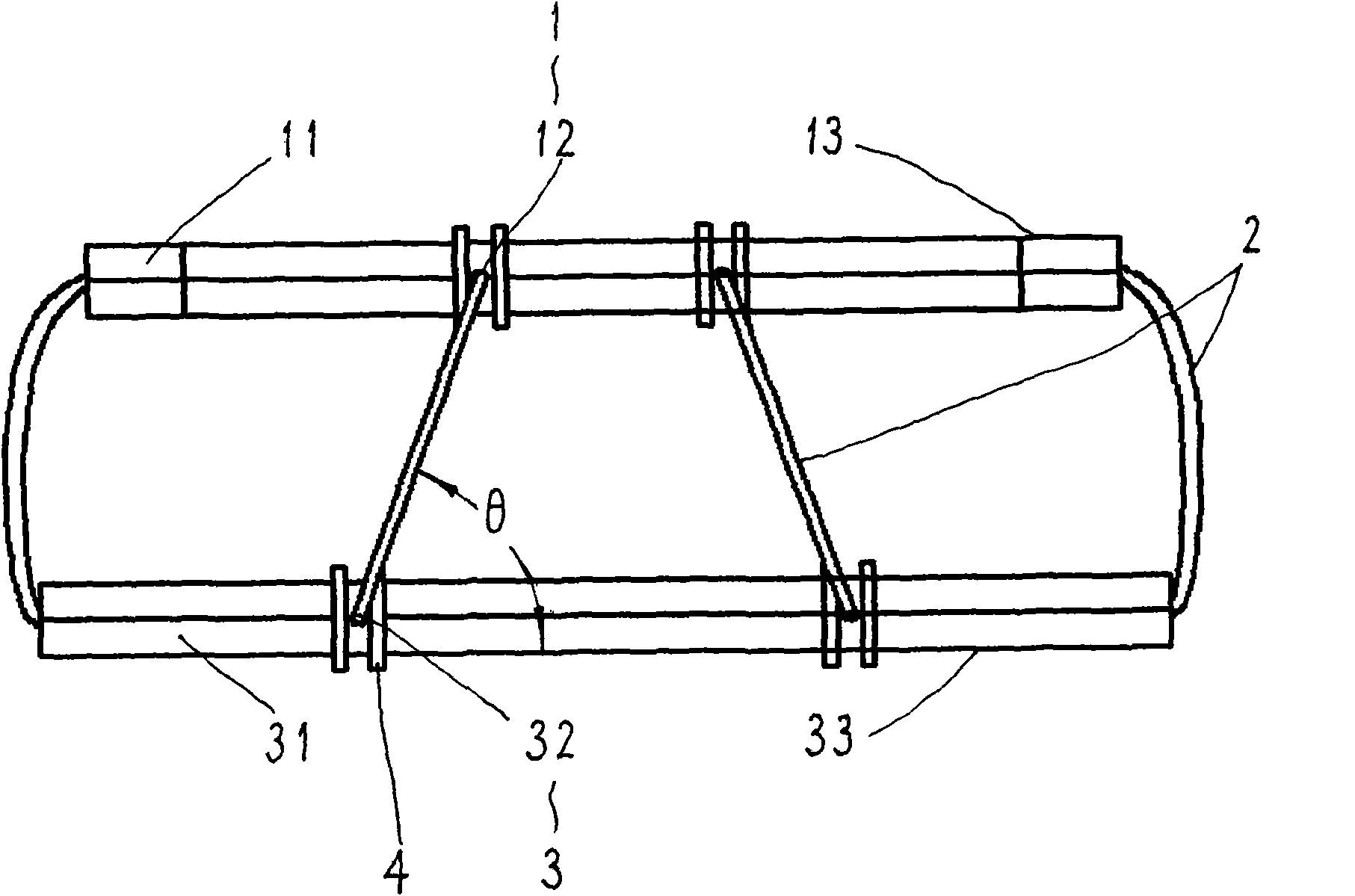 Steel wire rope type computer hard disk vibration isolator