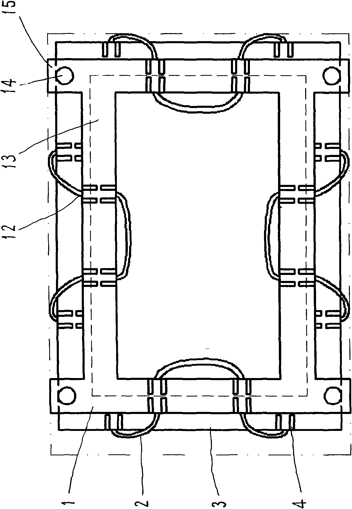 Steel wire rope type computer hard disk vibration isolator