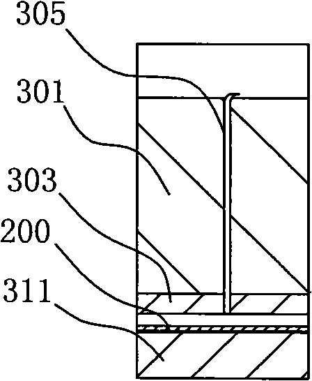 Container top board forming mold