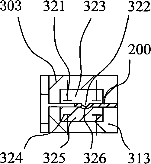 Container top board forming mold