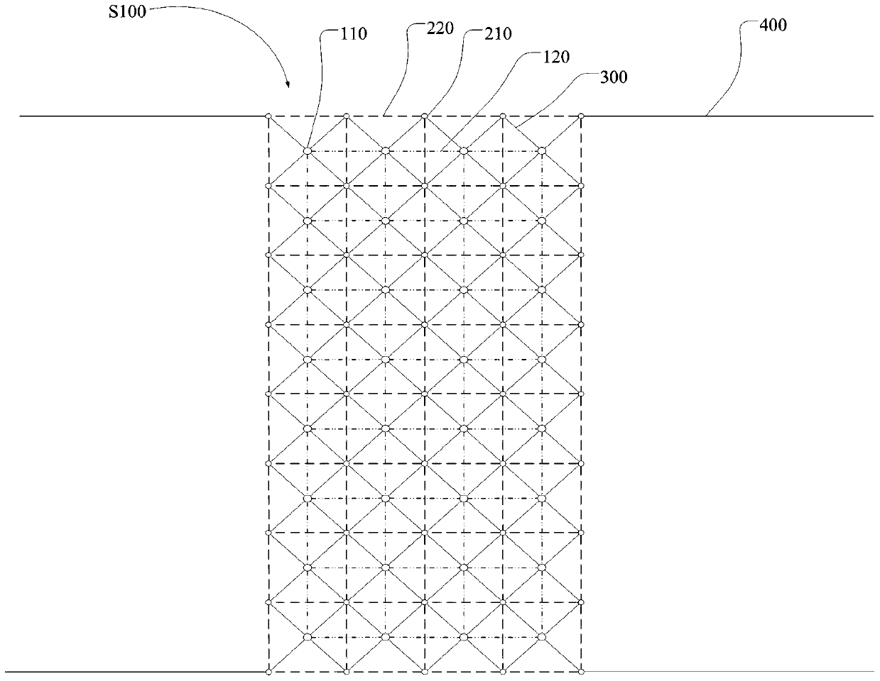 A kind of high-altitude grid installation method