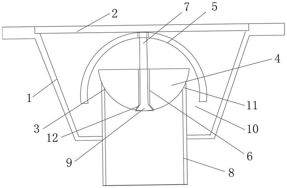 Water seal type floor drain