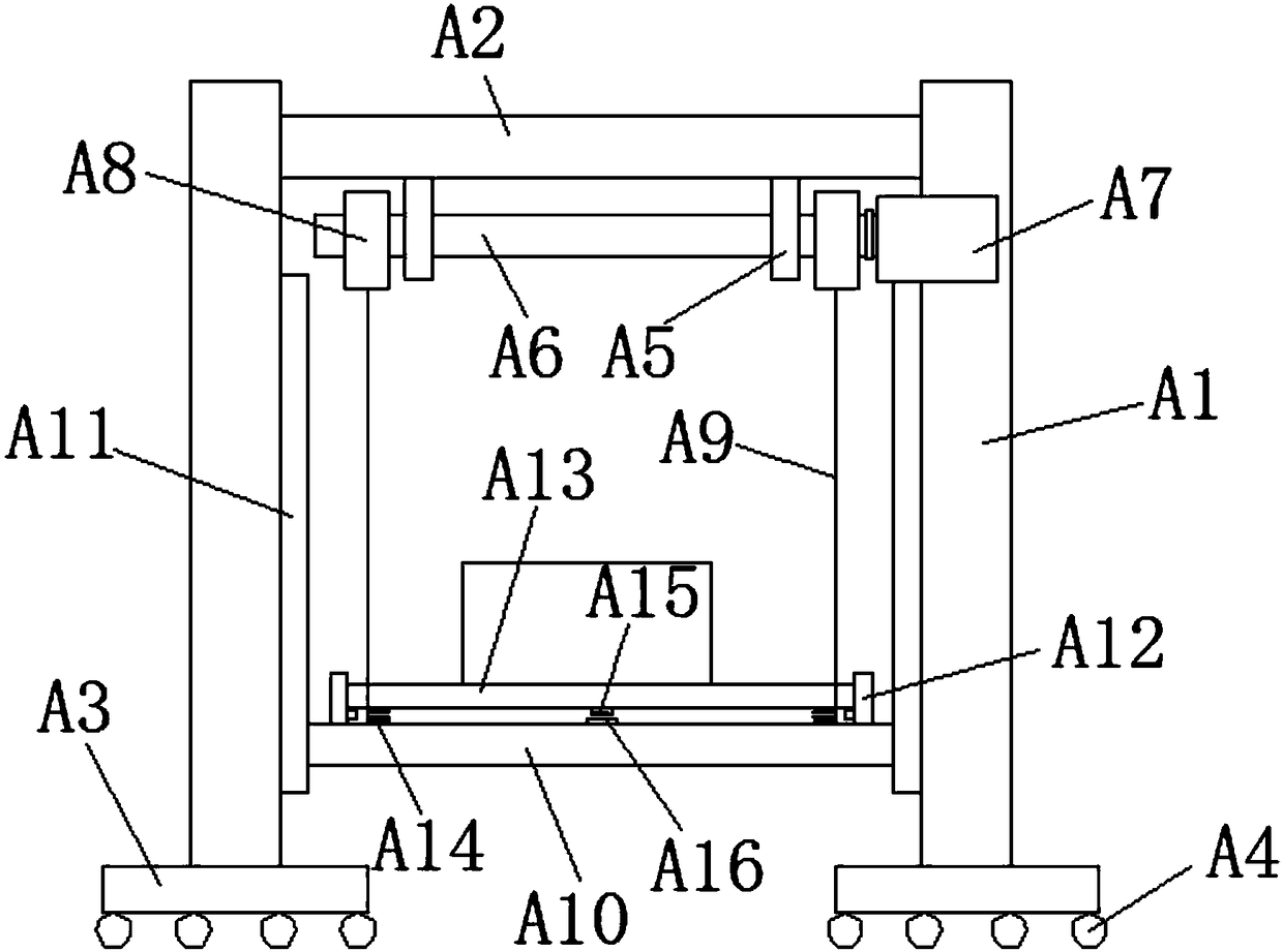 Fire-protection material conveying lift and application method thereof