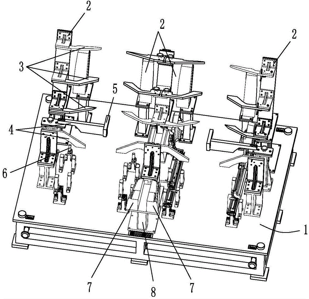 Double-seat combined gauge