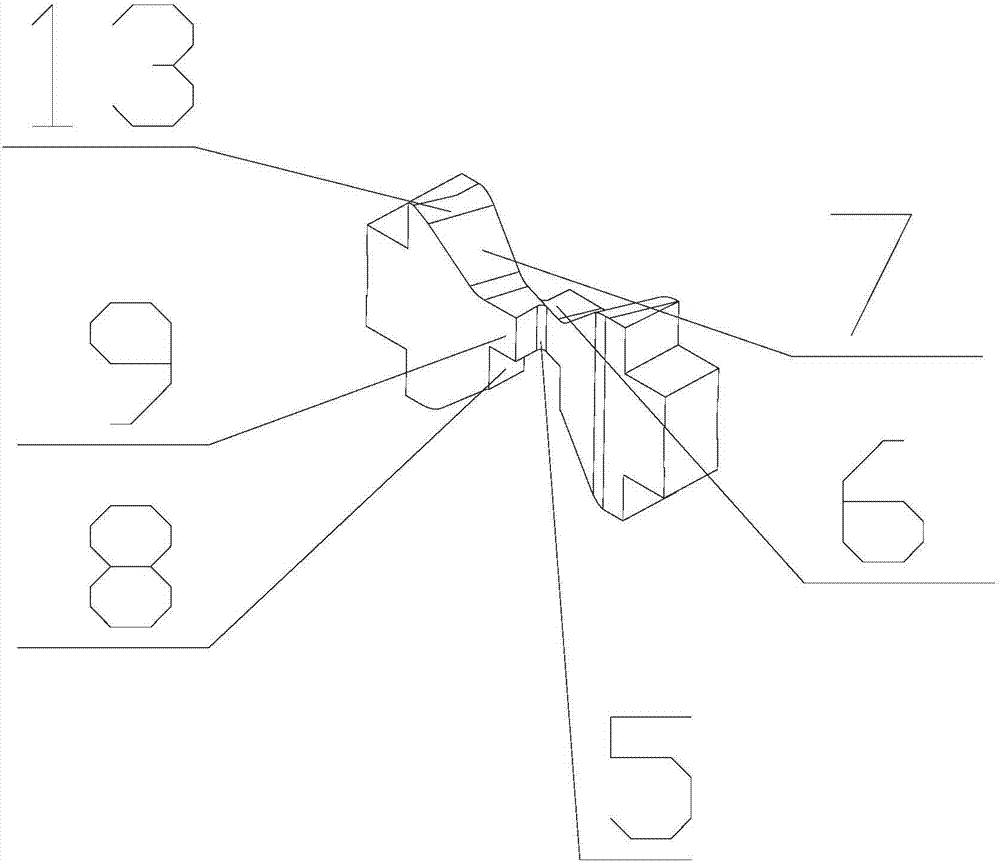 Separated type multiple cutting-edge grinding cutter unit