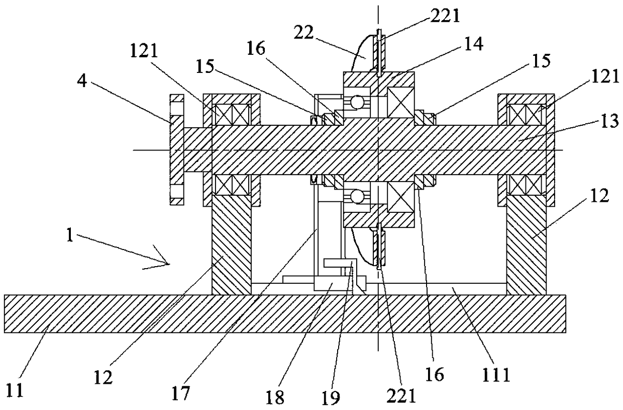 Loading device for tribological testing of rolling bearings