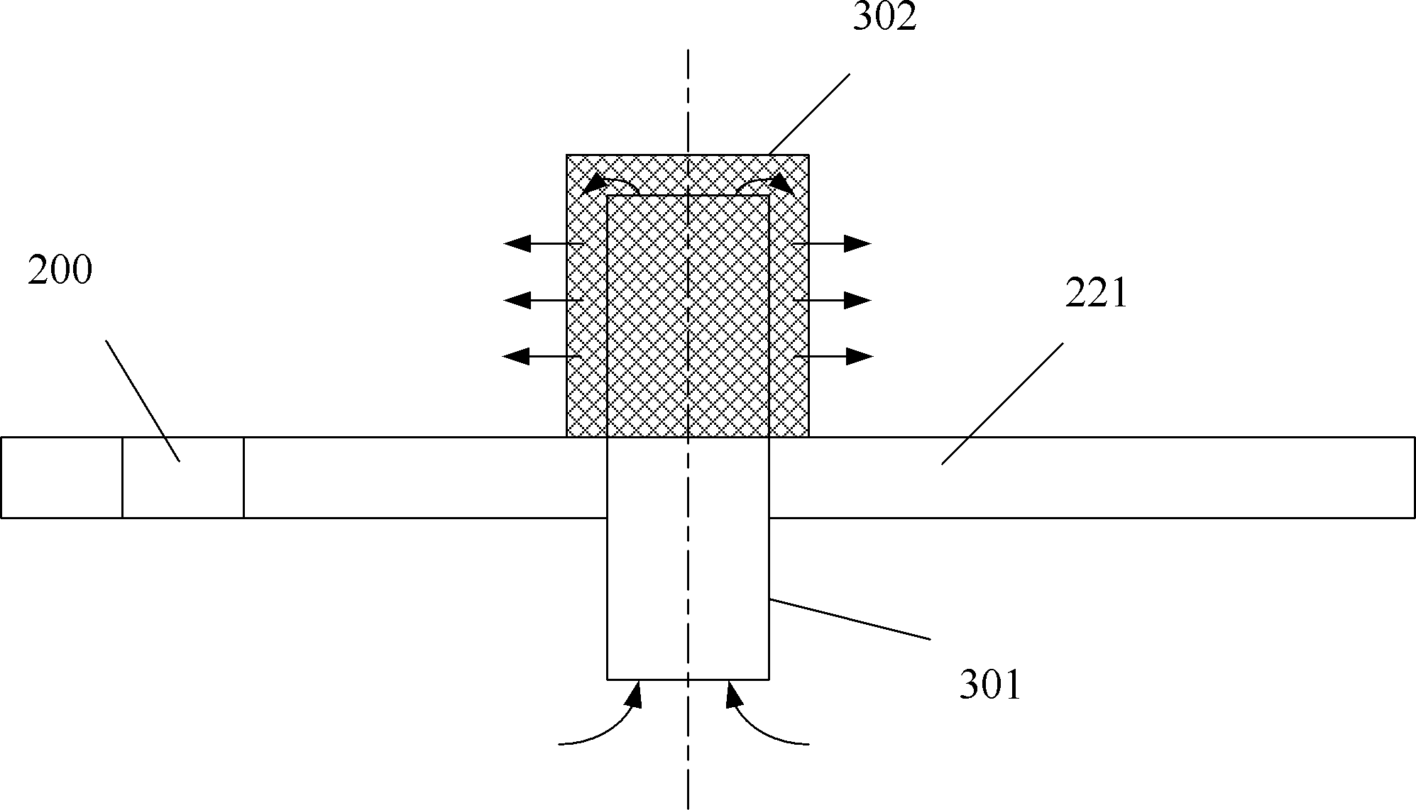 Fixed bed adsorbing device for basic oil