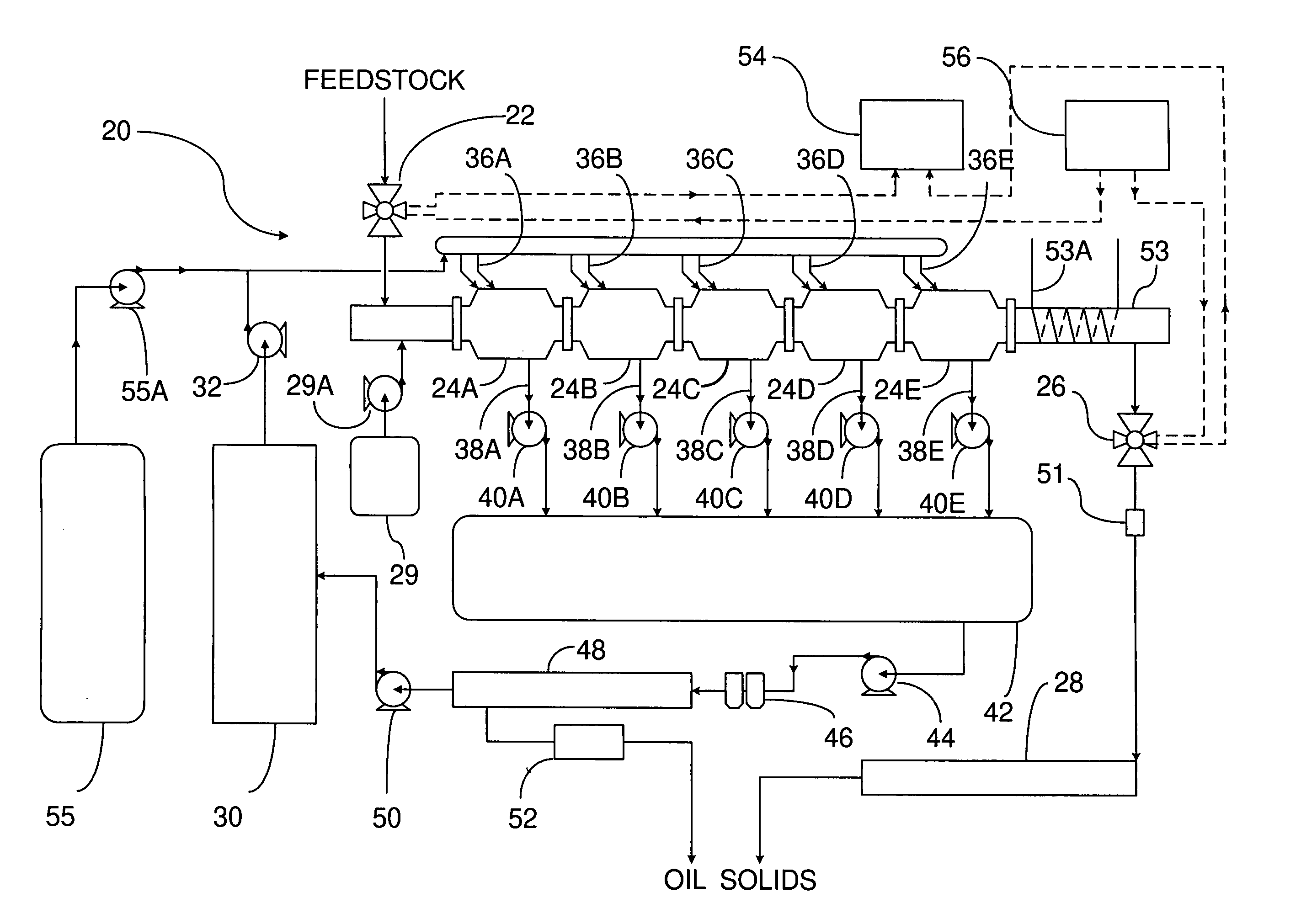 Method and apparatus for removing solute from a solid solute-bearing product