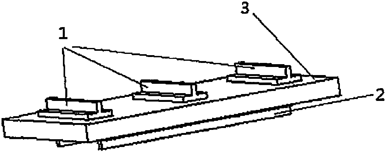 Co-curing molding process for double-sided reinforced fuselage frame of composite materials