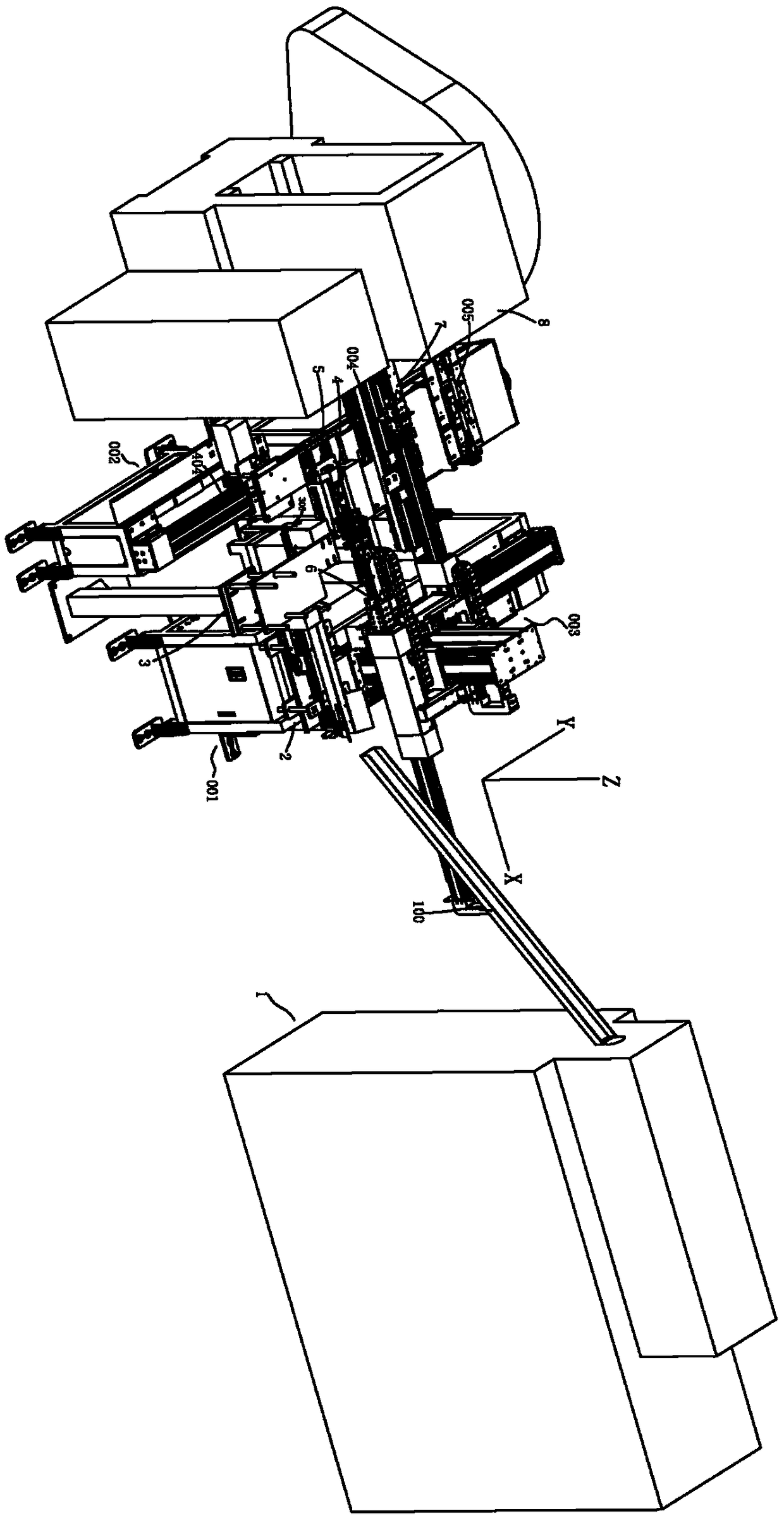 Full-automatic die forged turnbuckle forming machine