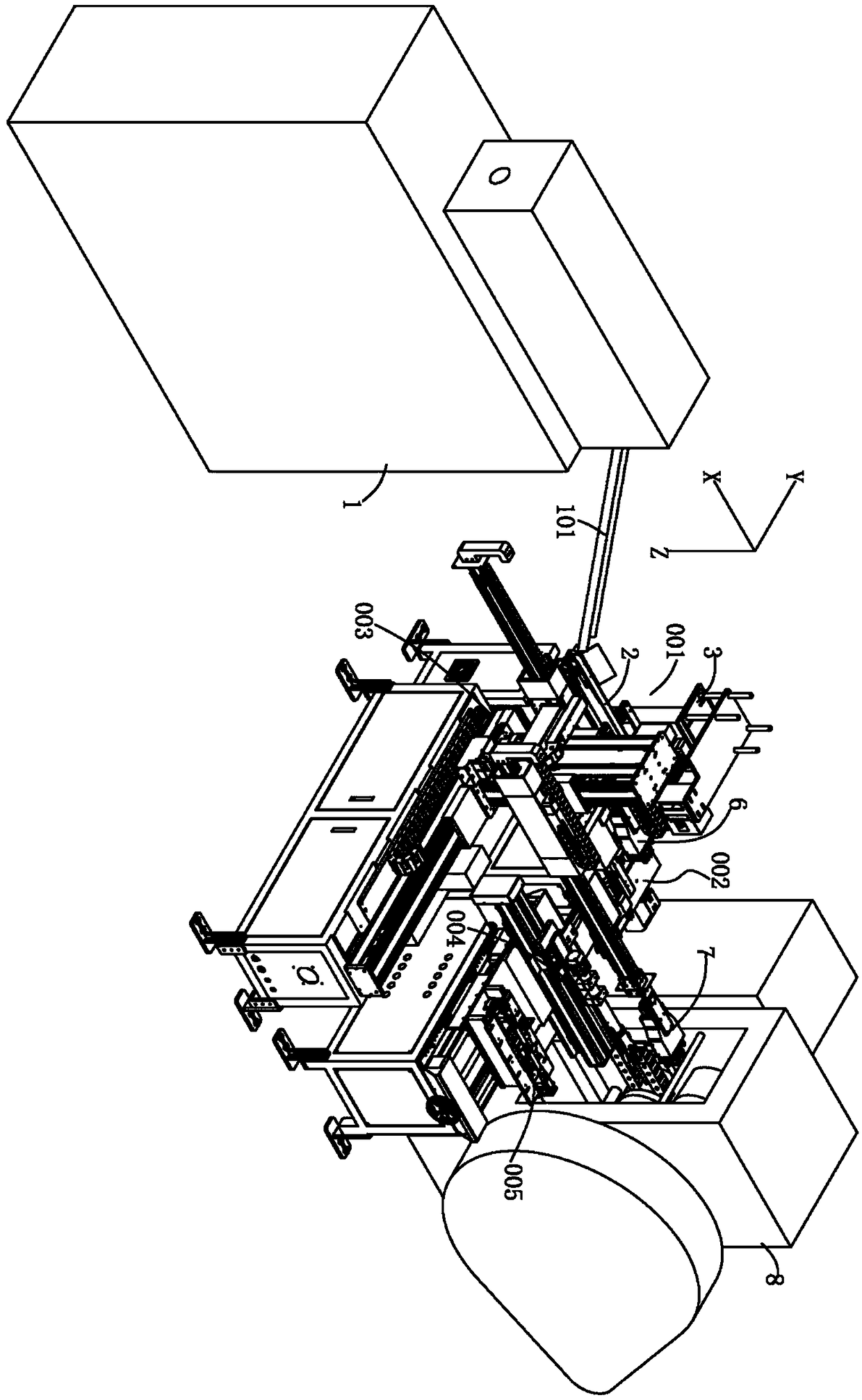 Full-automatic die forged turnbuckle forming machine