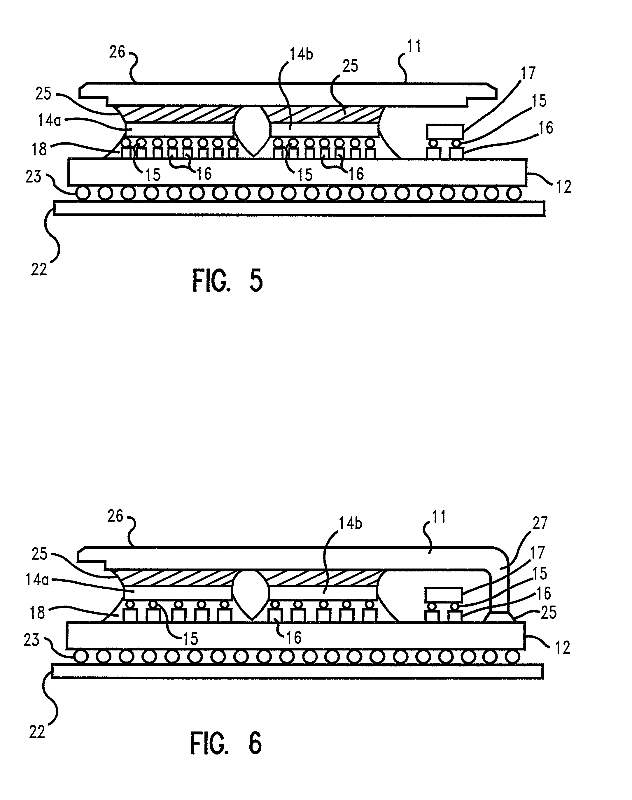 Method for direct attachment of a chip to a cooling member