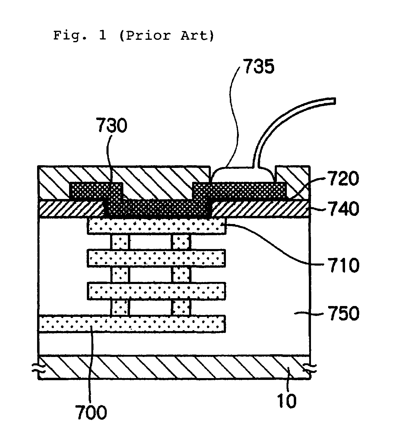 Semiconductor device with bonding pad support structure