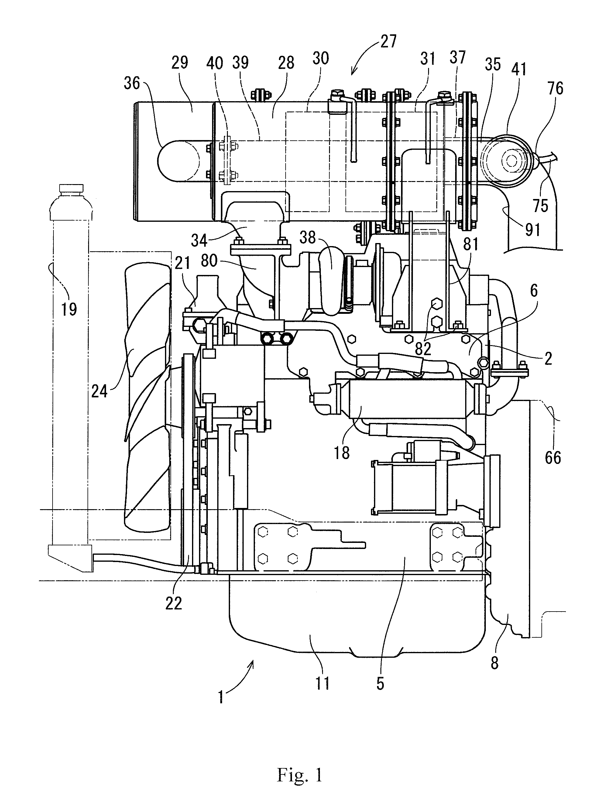 Engine device