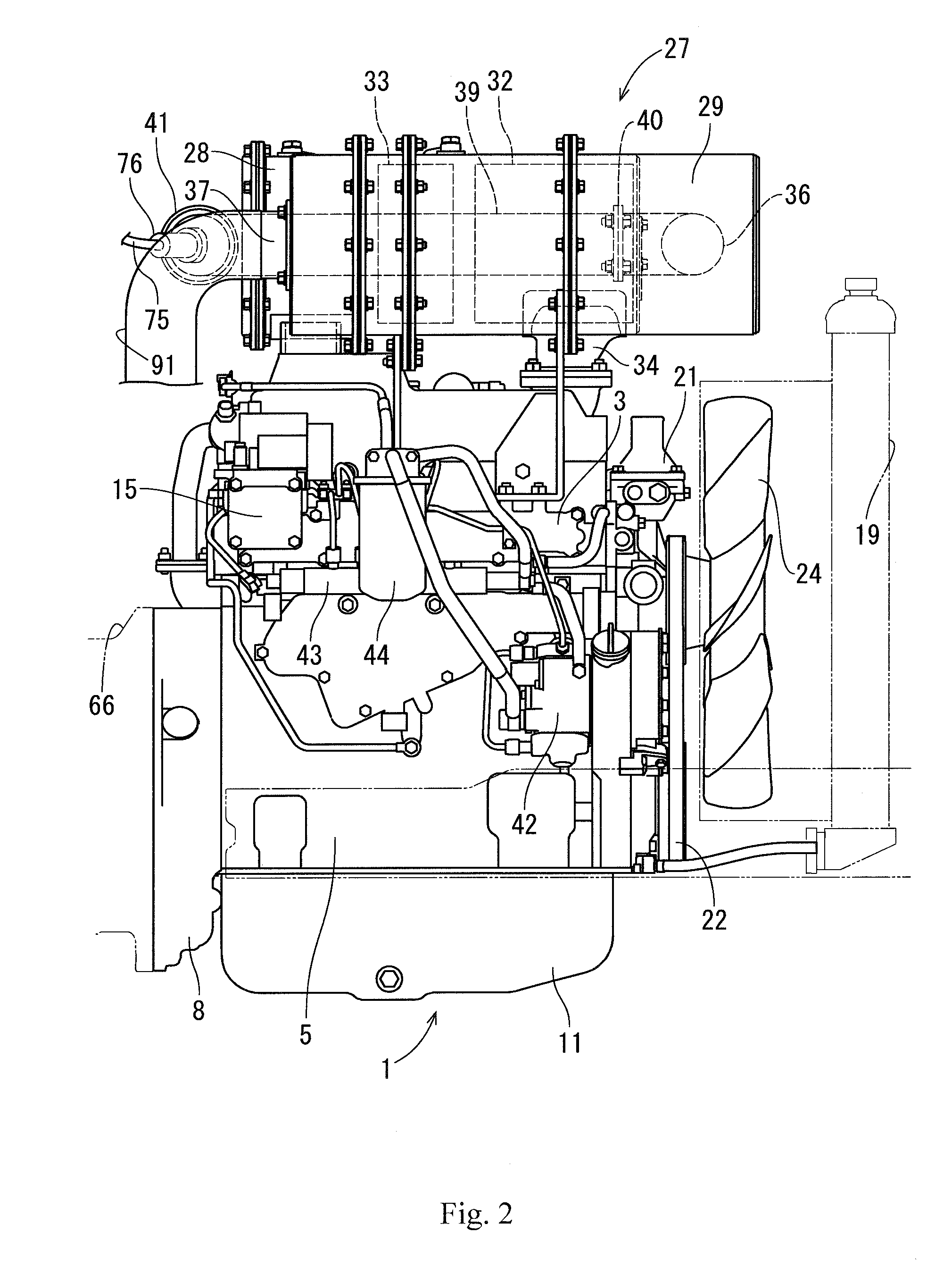 Engine device