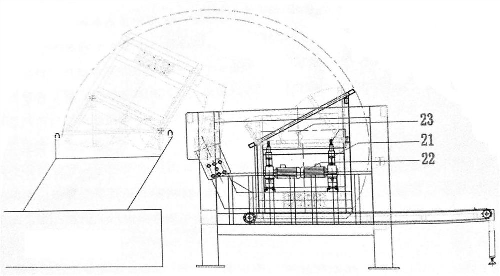 Automatic turnover box type feeding device for cigarette machine