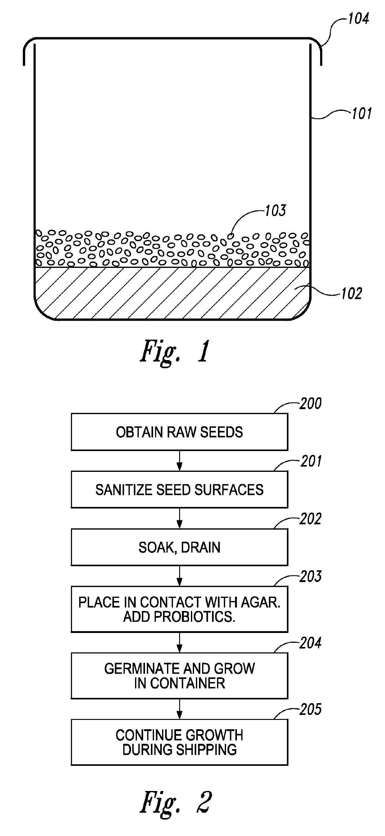 Method and apparatus for growing sprouts