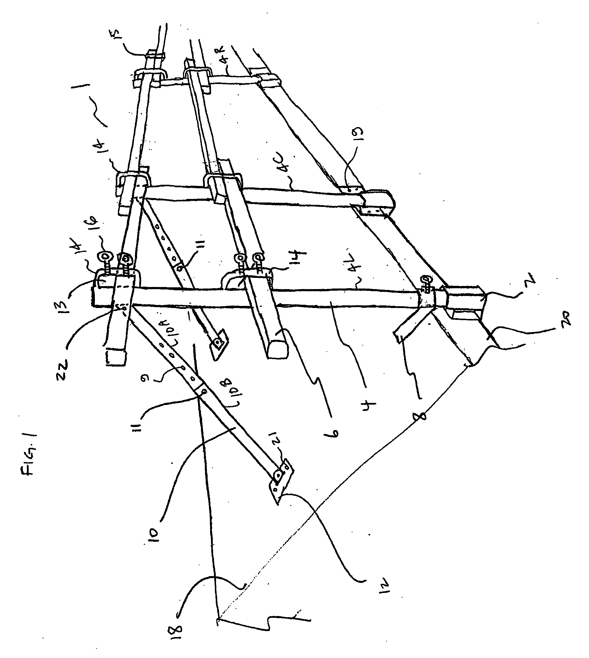 Modular safety railing system