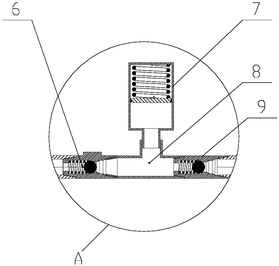 Reverse-rotation preventing structure for screw drilling tool ground driving device for petroleum and natural gas exploitation