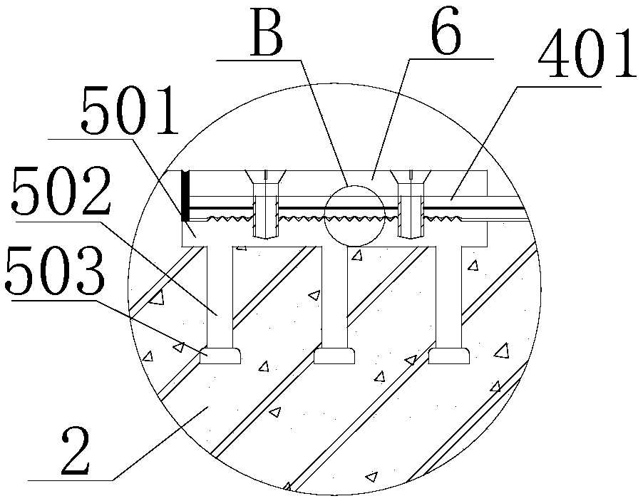 Water stop belt and deformation joint waterproof structure