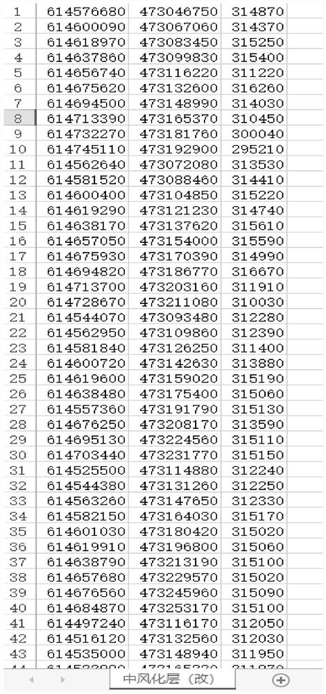 Pile foundation burying depth determination method based on BIM technology