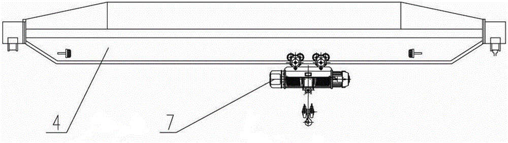 Improved-type single-girder crane