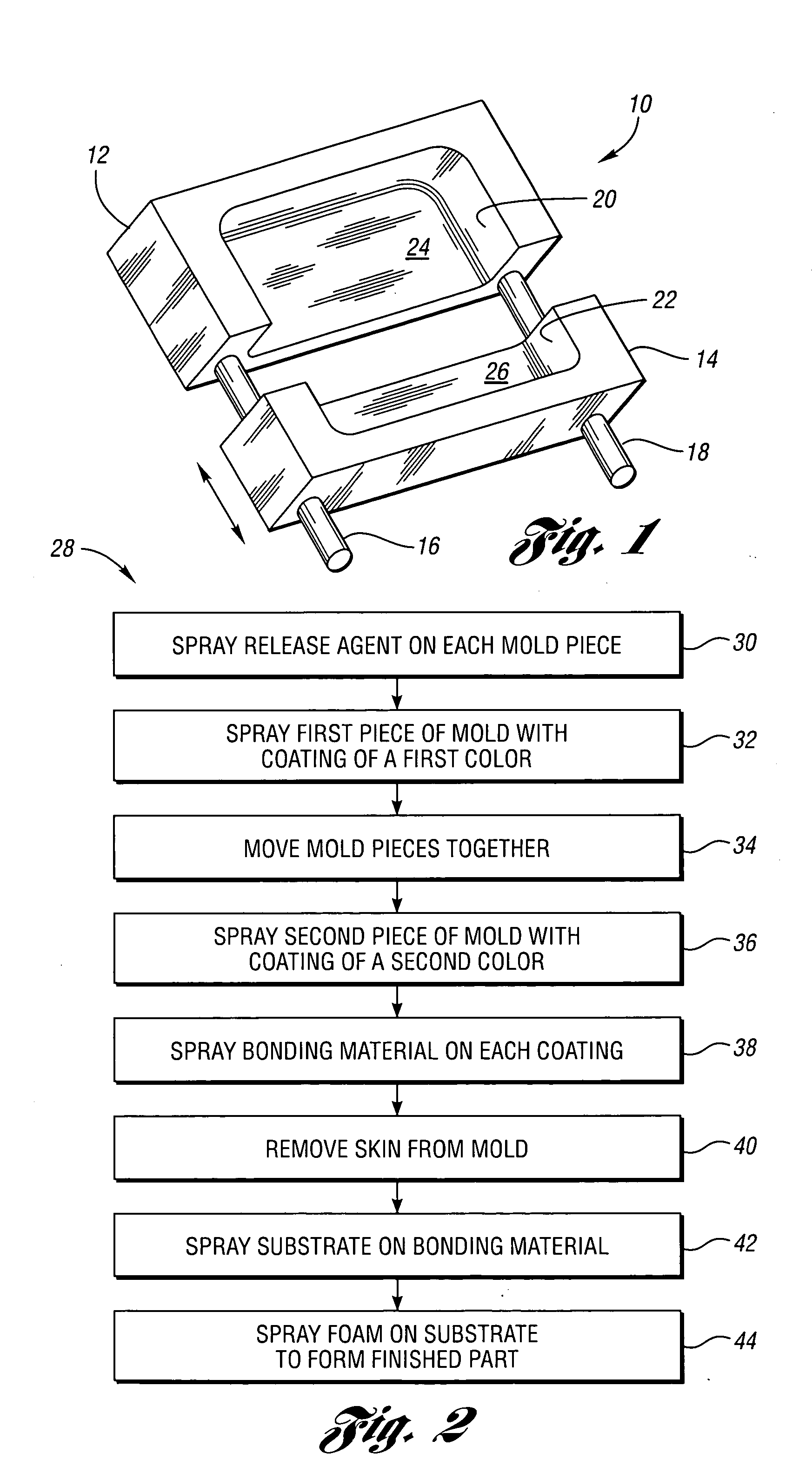 System and method for producing multi-color polymeric components