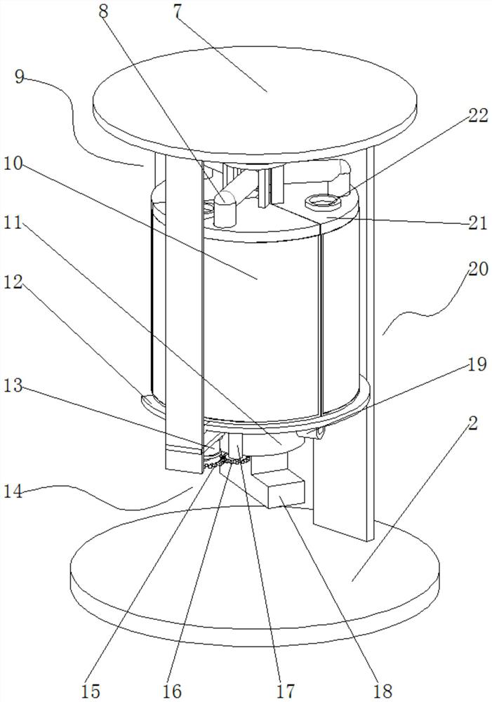 Preparation device of dope-dyed fibers with gradient colors