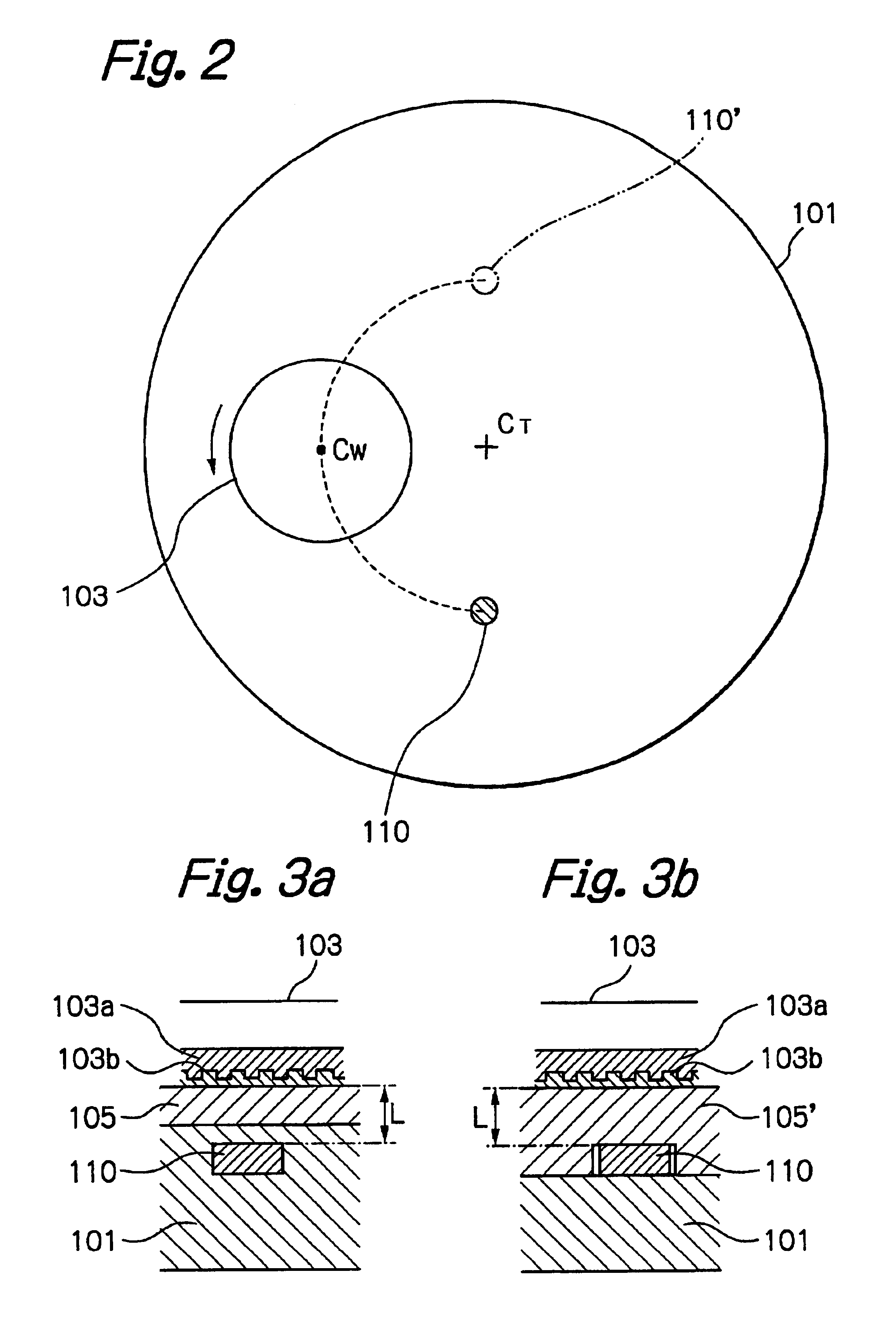 Frequency measuring device, polishing device using the same and eddy current sensor