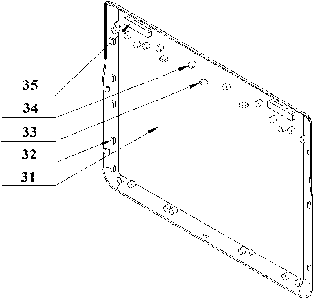 Two-step heat press-forging molding method of magnesium alloy thin-wall element and molding die