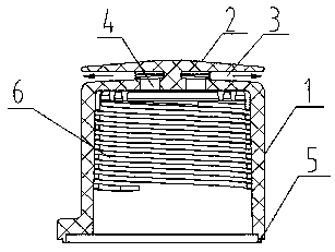 A dust-proof and waterproof solid-sealed pole that is easy to dissipate heat and be easily demolded and its manufacturing process