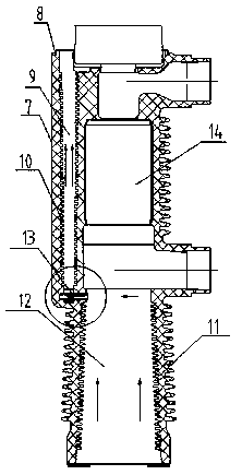 A dust-proof and waterproof solid-sealed pole that is easy to dissipate heat and be easily demolded and its manufacturing process