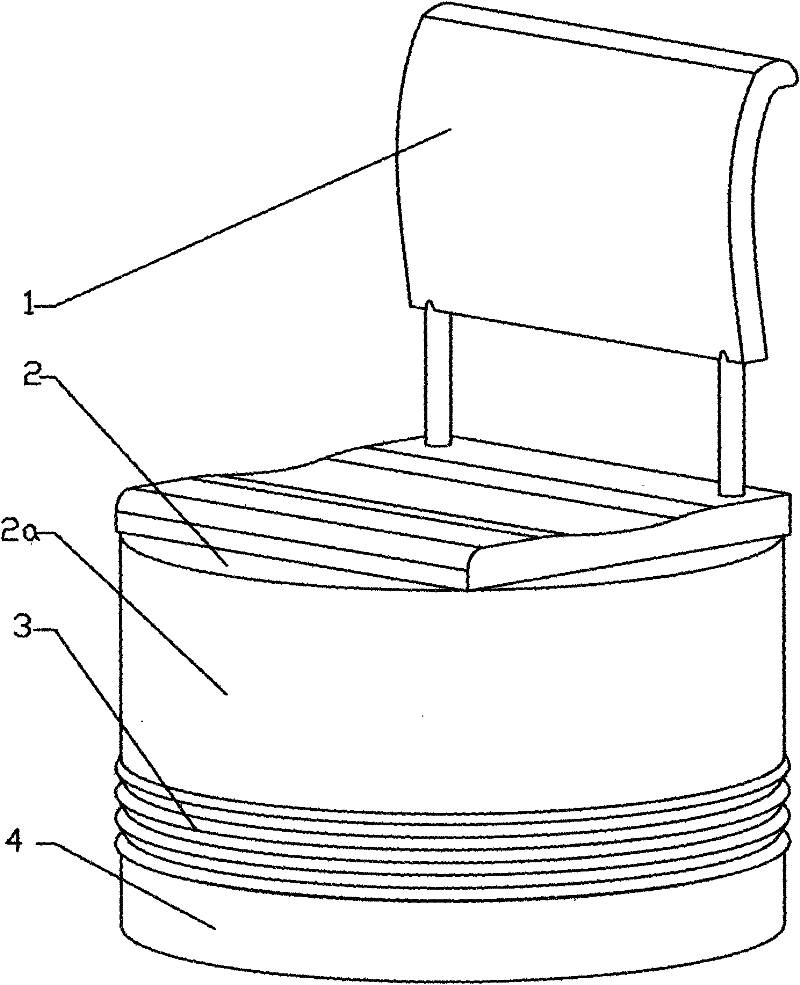 Anti-dizziness chair capable of being automatically balanced