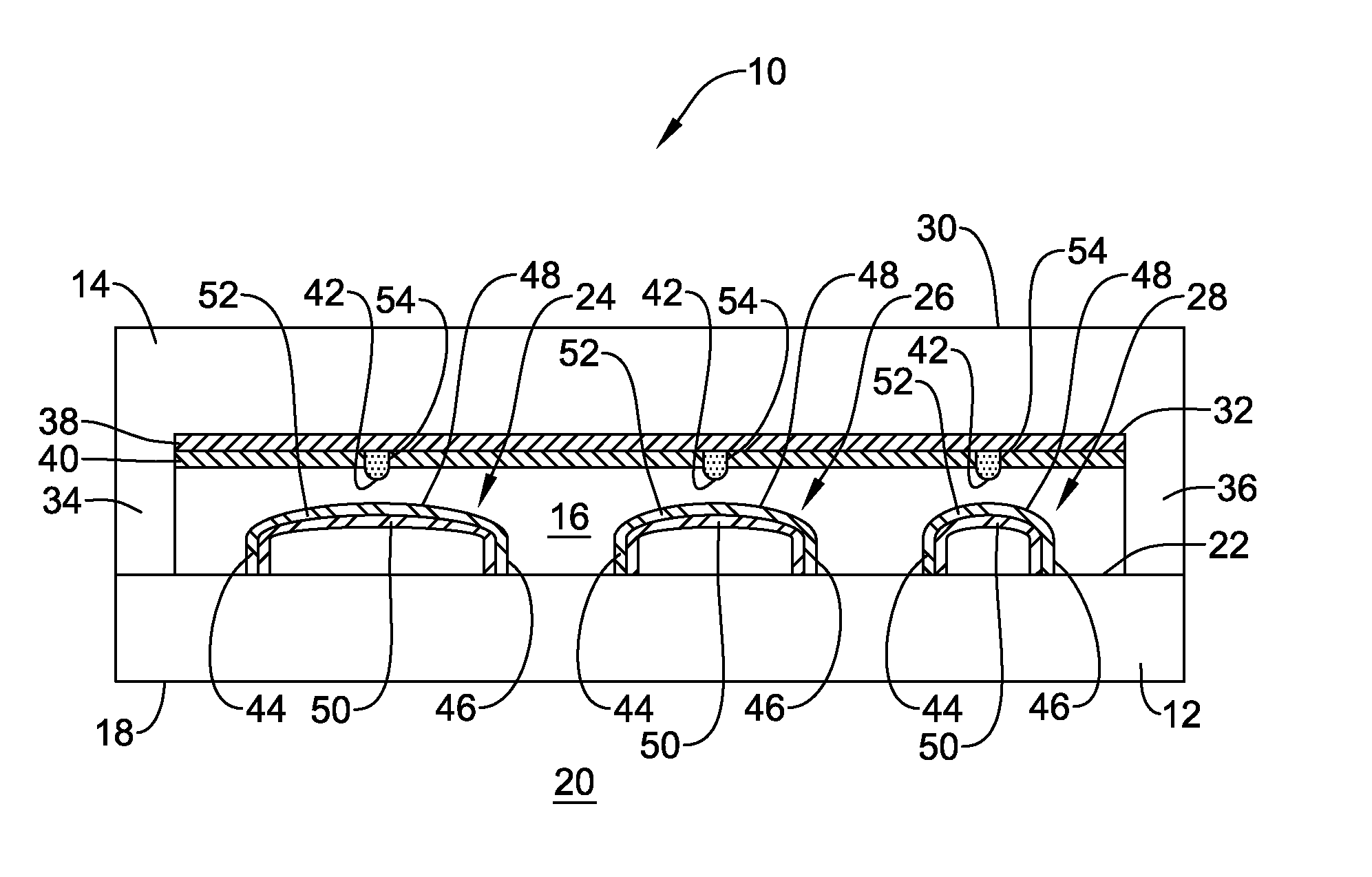 Passive analog thermal isolation structure