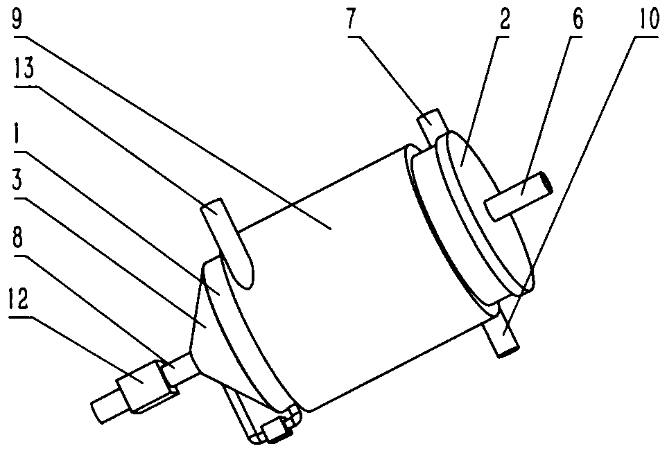 Cooling-type gas-liquid separator