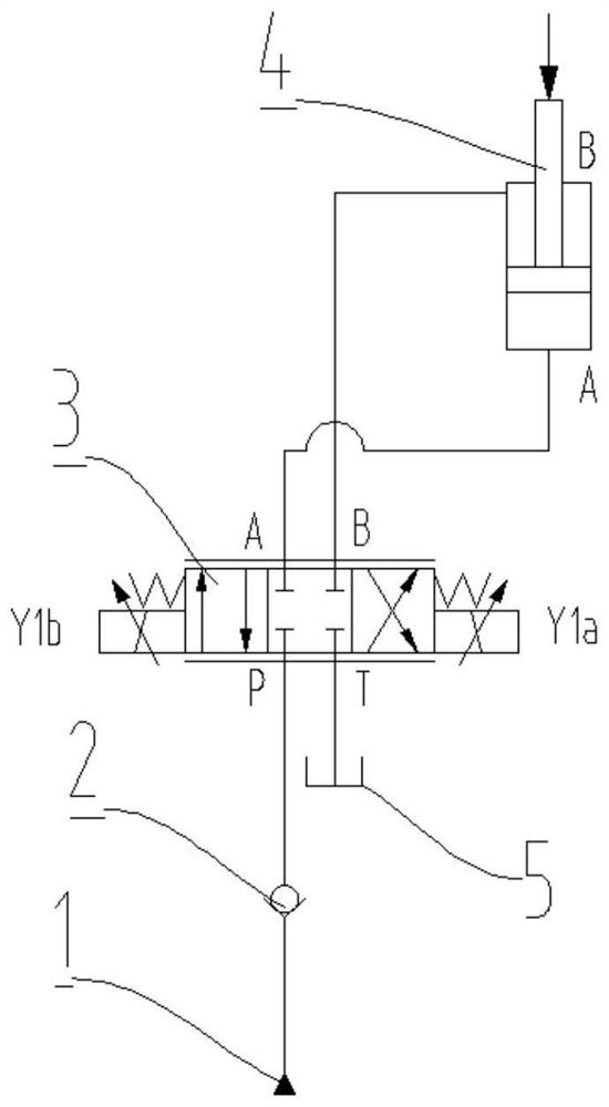 Excavator movable arm energy-saving system