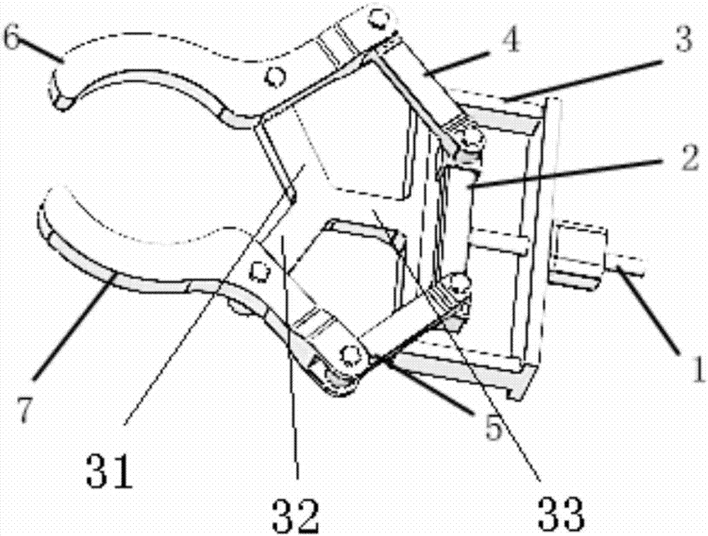 Feeding robot gripper for rod material