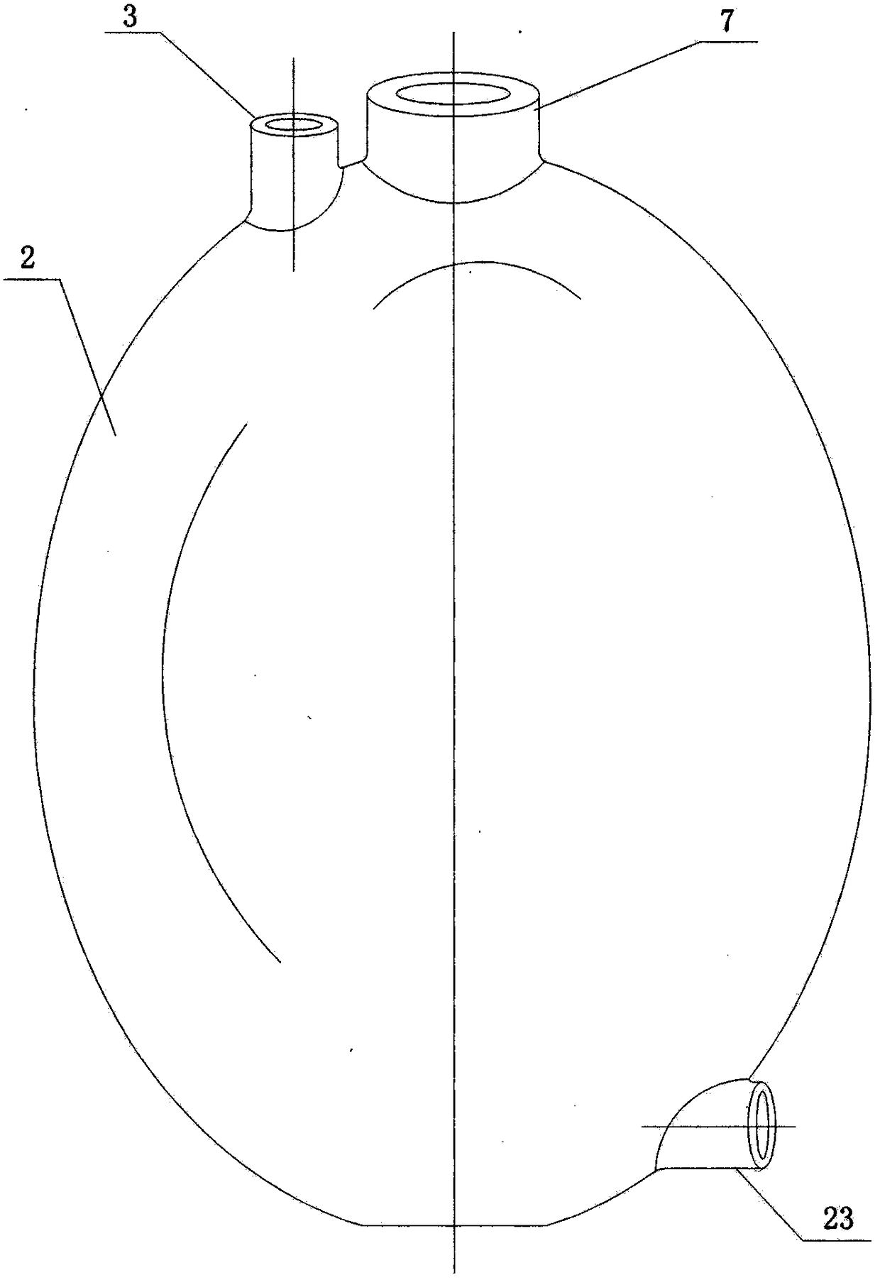 Large underground fuel gas storage device