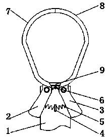 Detecting and measuring device for detecting electric leakage of wire optical cable