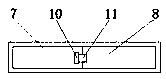 Detecting and measuring device for detecting electric leakage of wire optical cable