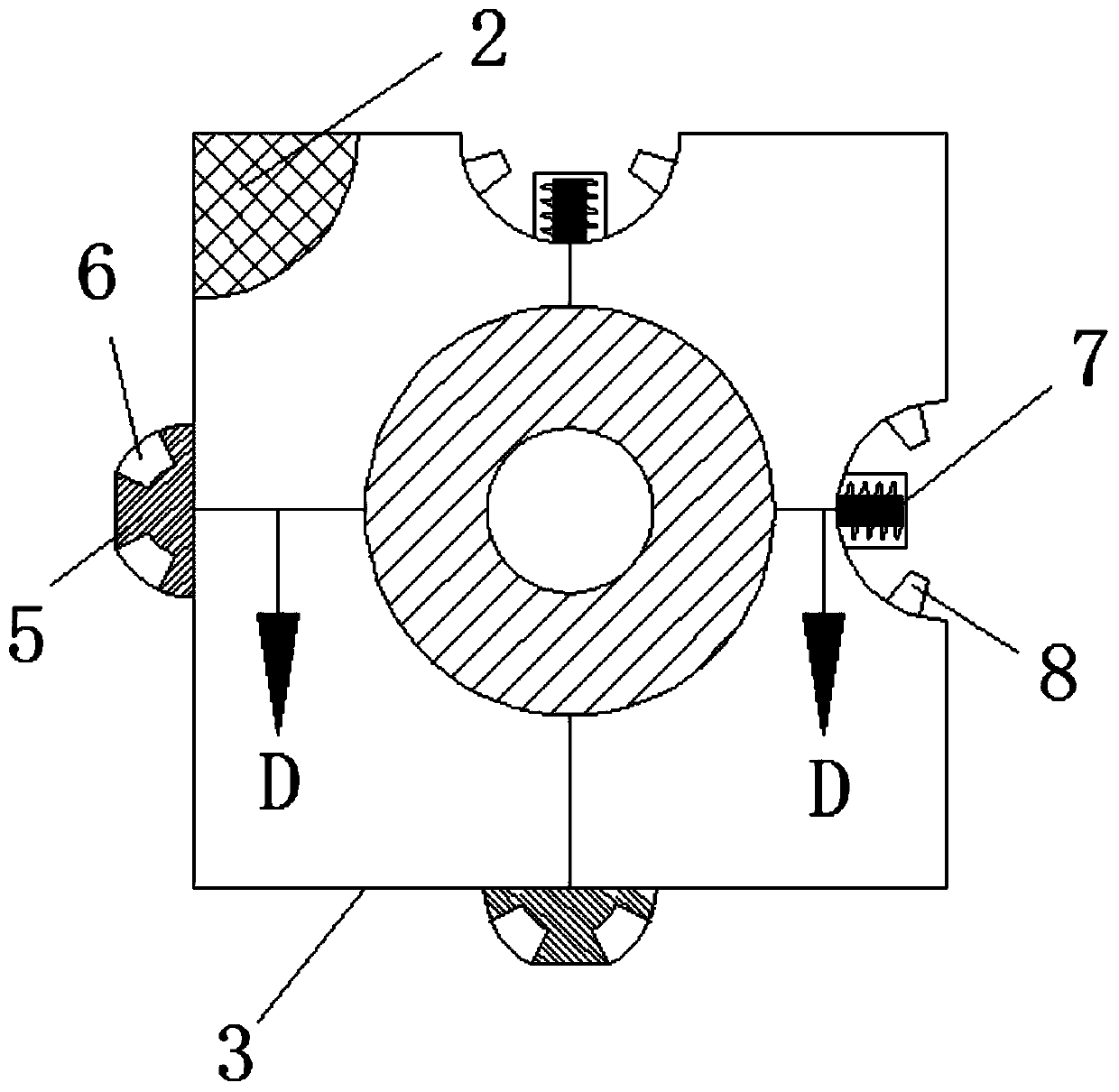 A desktop warming device