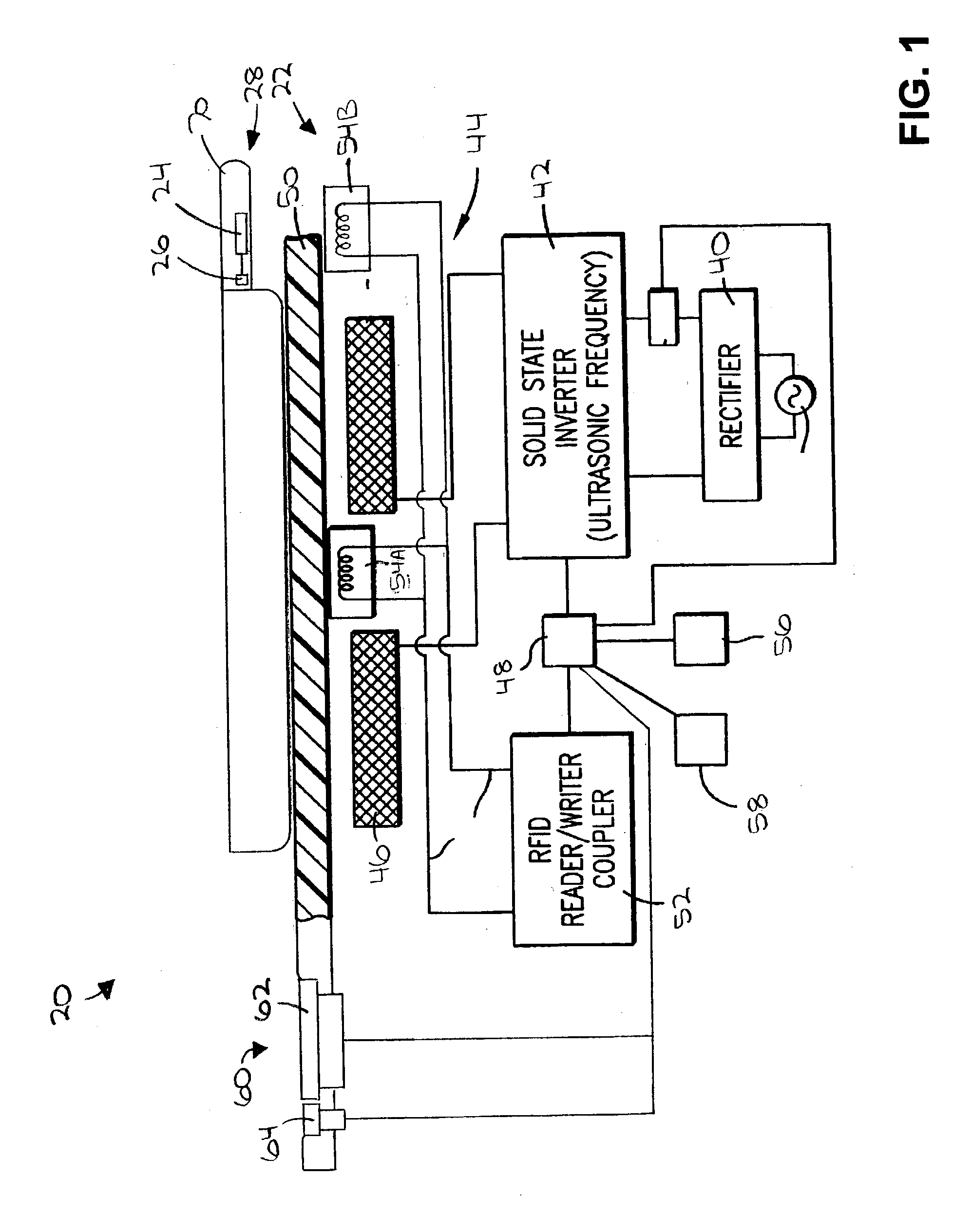 RFID-controlled smart induction range and method of cooking and heating