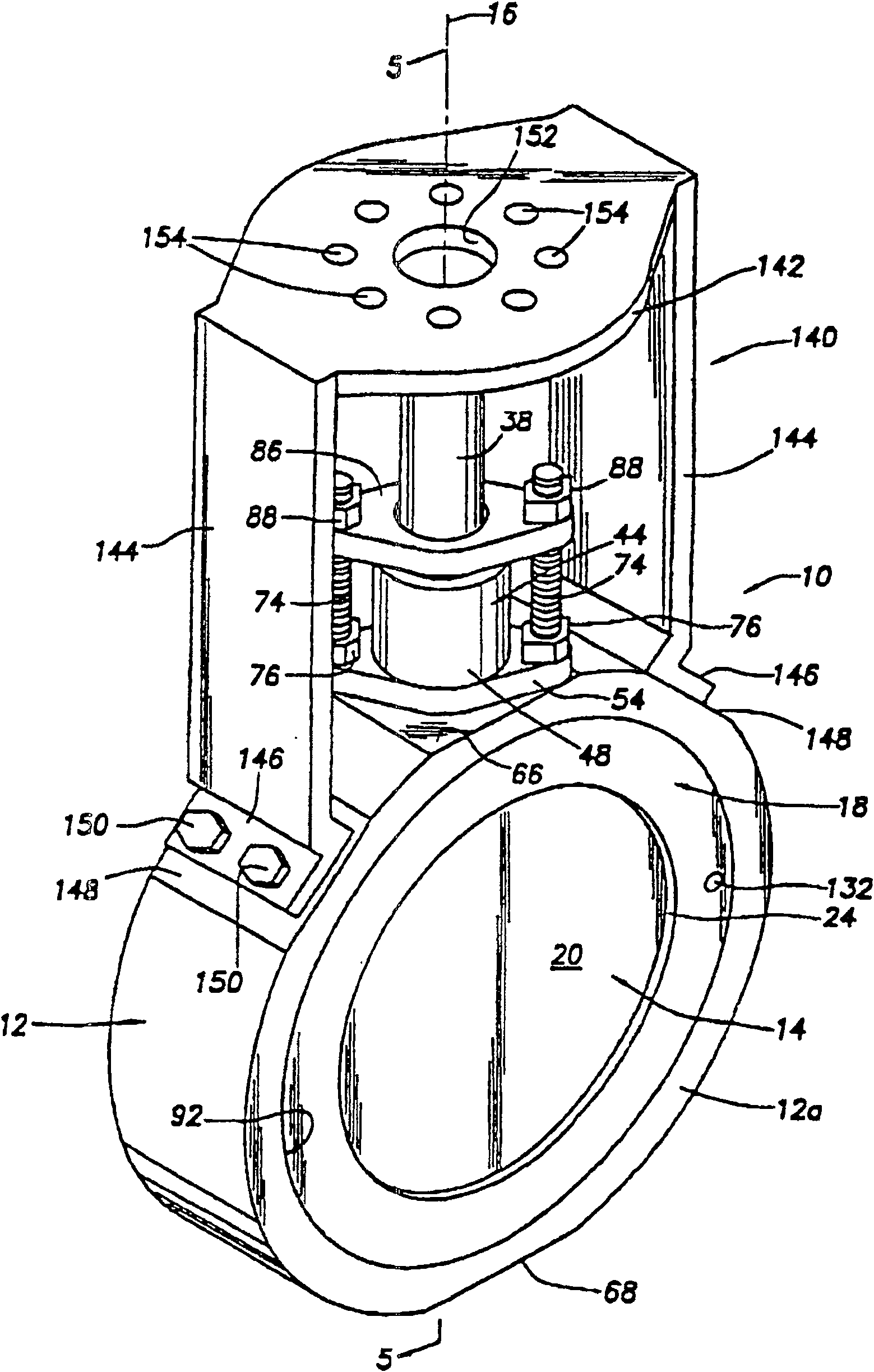 Elliptical sealing surface for butterfly valve