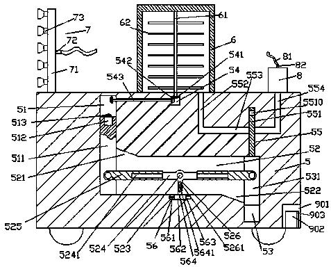 Automatic plant-protecting pesticide-spraying device for garden