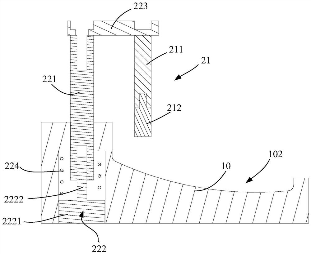 Pressure maintaining jig