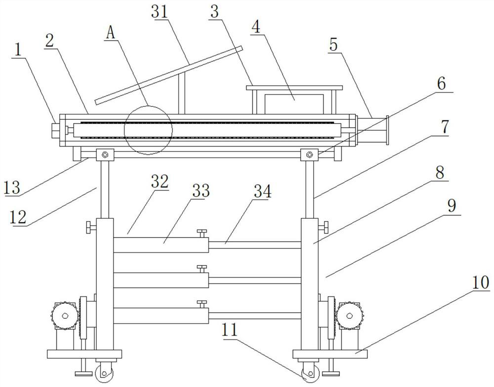 Safety protection device for bridge construction