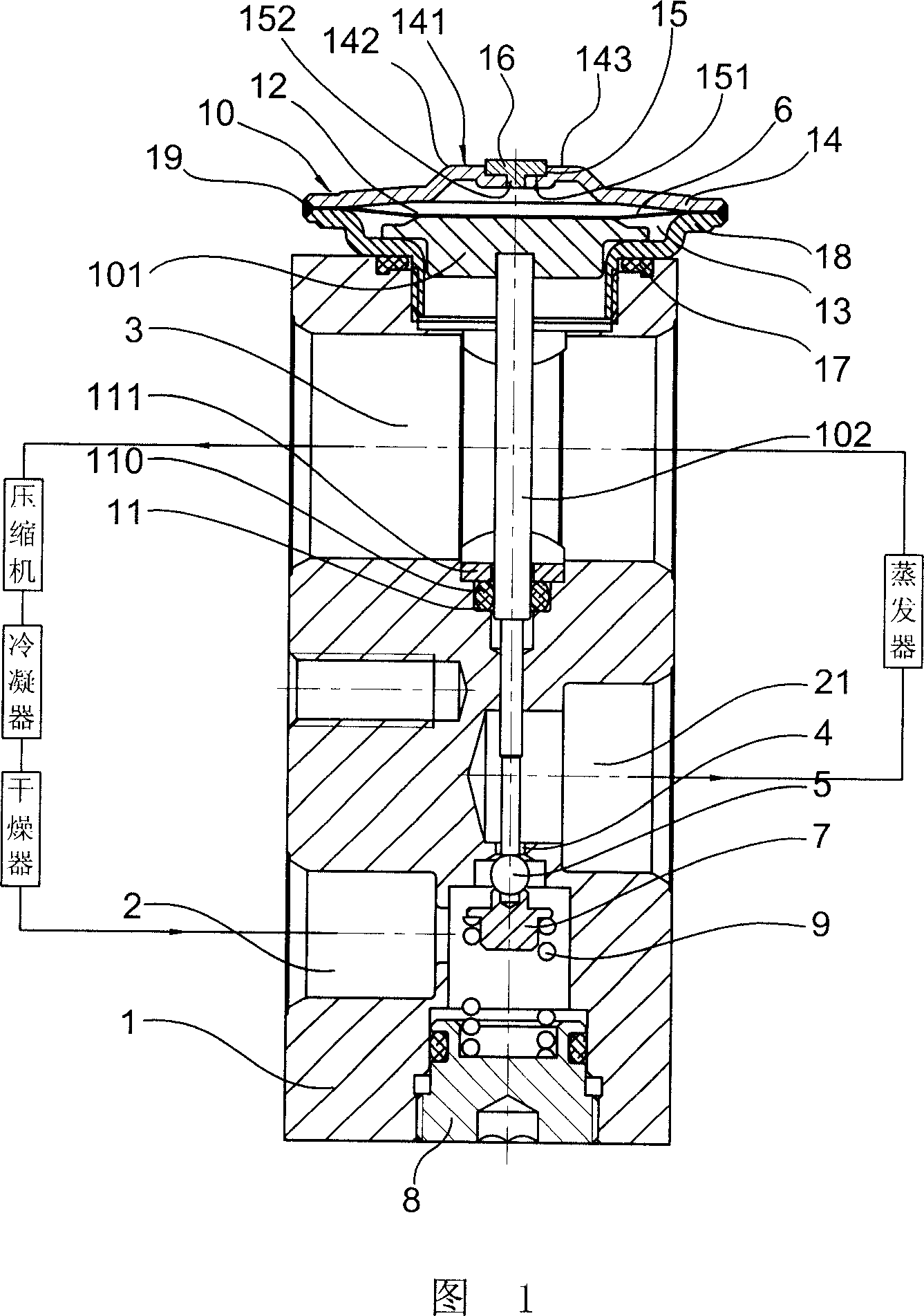 Thermal expansion valve