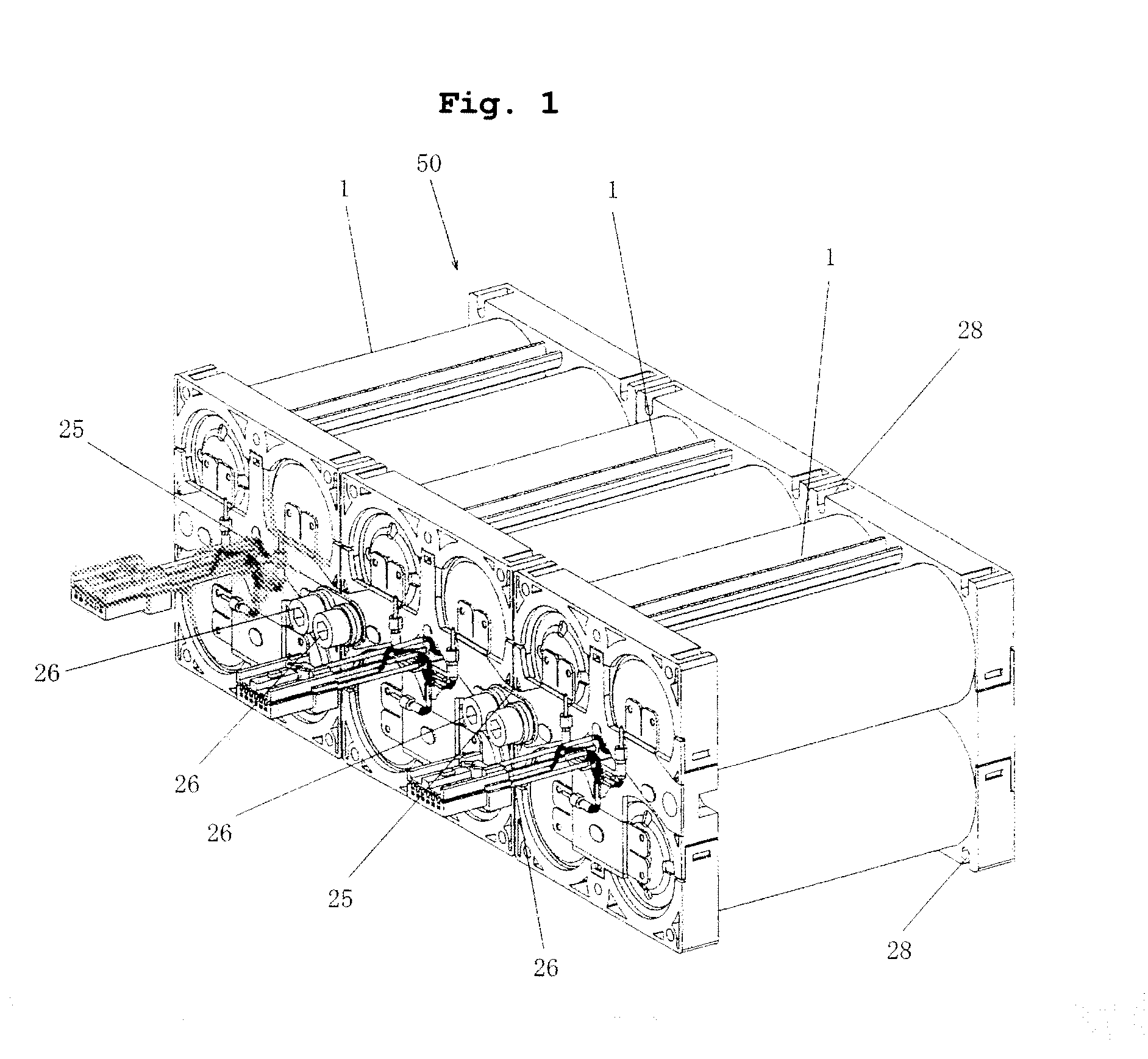 Assembled battery